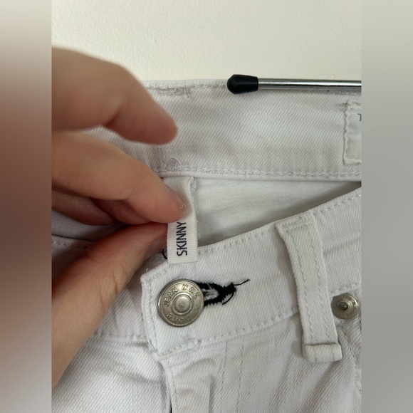 Rag & Bone White Skinny Jean Legging Size 26 W15020337 - Picture 6 of 12